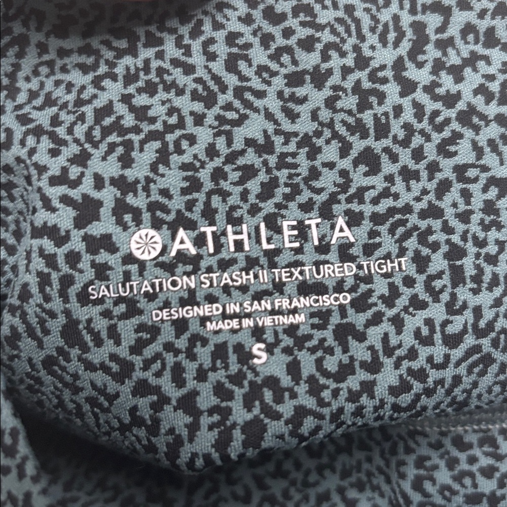 Two pair of Athleta stash- pocket leggings - Picture 3 of 5